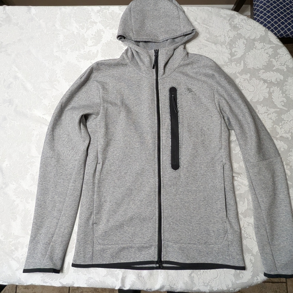Nike Tech Zip Up Gray Hoodie Size Small